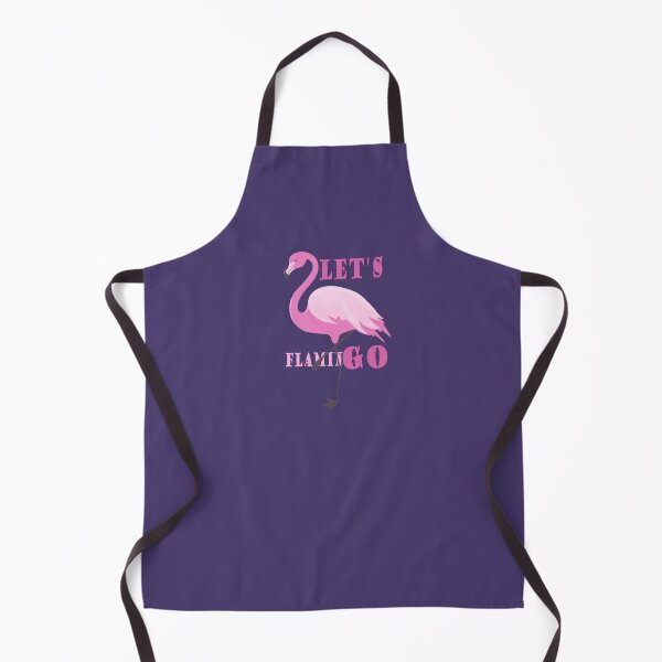 Item preview, Hand-painted flamingo illustration with wordplay designed and sold by marlenamyr.