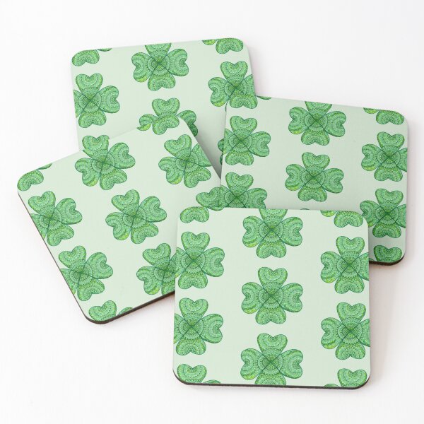 Item preview, Lucky Four Leaf Clover Mandala designed and sold by GDiEDesigns.