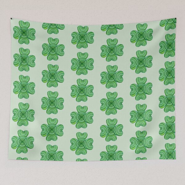 Item preview, Lucky Four Leaf Clover Mandala designed and sold by GDiEDesigns.