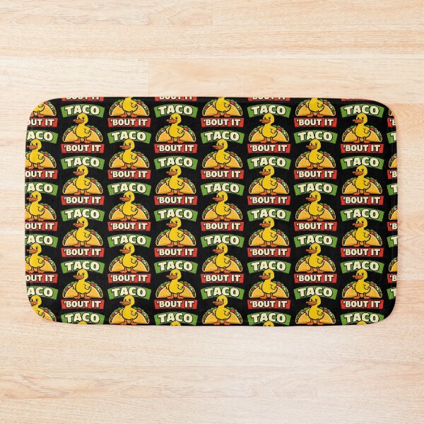 Item preview, Taco Bout It Funny Duck Taco Pun Design designed and sold by TeeTimeTreasure.