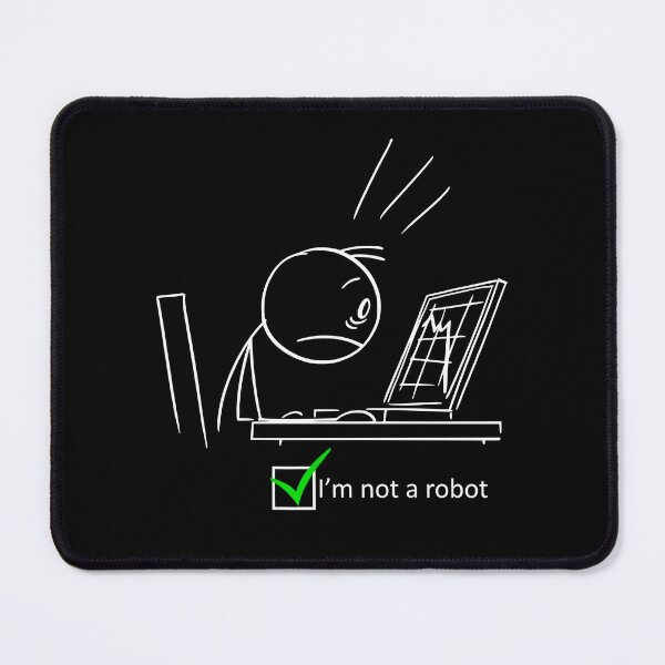 Item preview, Funny Nerdy I'm not a Robot Test Computer Geek Gift designed and sold by waikibi ⭐⭐⭐⭐⭐.