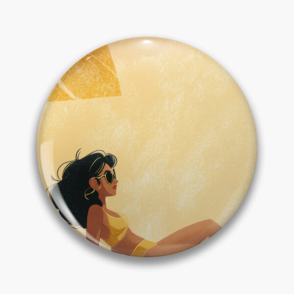 Item preview, Woman basks in beach sun designed and sold by anytka.