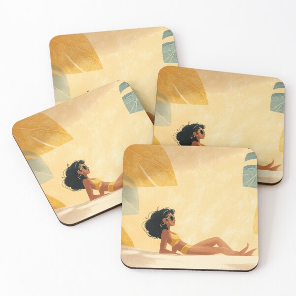 Item preview, Woman basks in beach sun designed and sold by anytka.