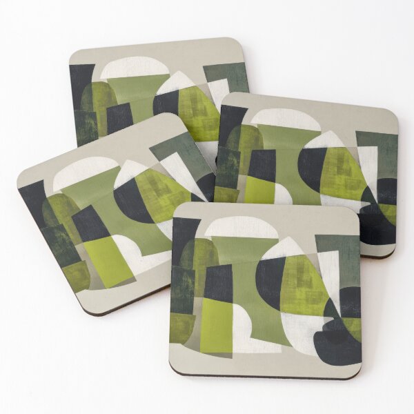Item preview, Green and black abstract design designed and sold by anytka.