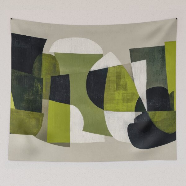 Item preview, Green and black abstract design designed and sold by anytka.