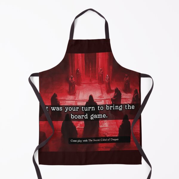 Item preview, It Was Your Turn to Bring the Board Game designed and sold by The Secret Cabal of Despair.