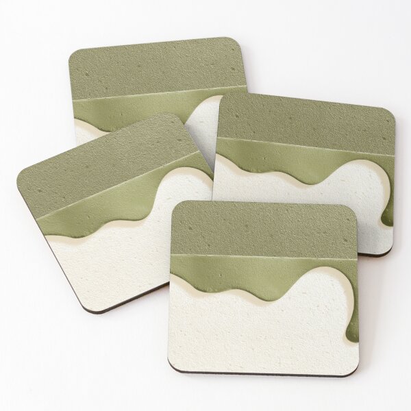 Item preview, Dripping paint on a wall in green designed and sold by anytka.