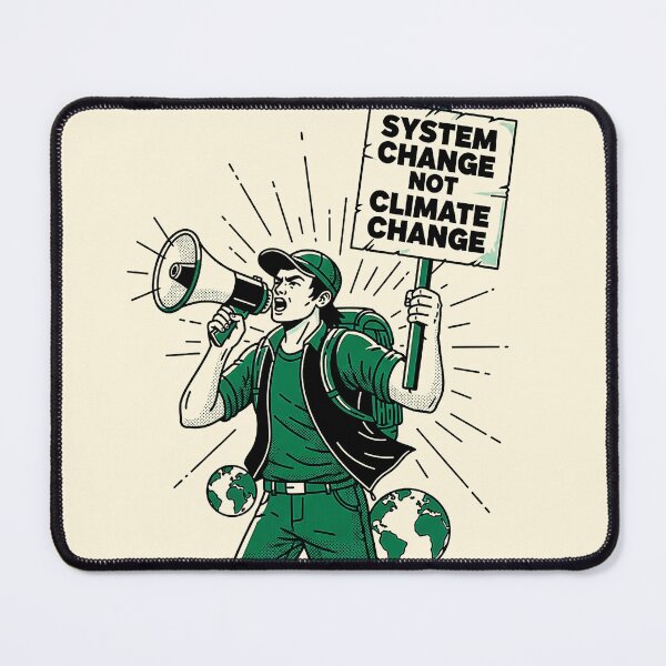 Item preview, Retro Climate Protest Activist Art designed and sold by SholoStudio.