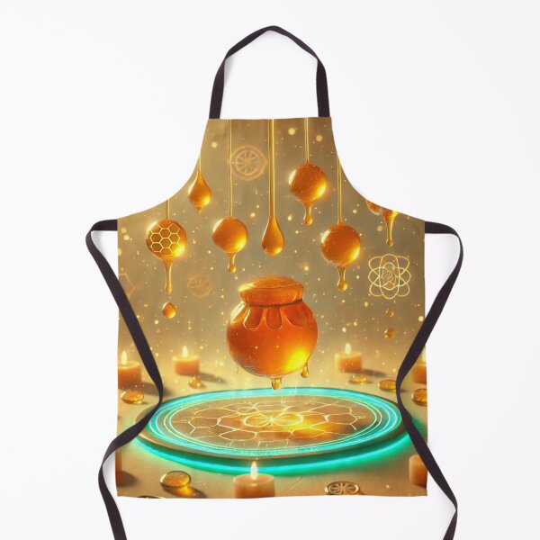 Item preview, Magic Honey Pot Summoning Circle Golden 3D designed and sold by ComedyInkFactor.