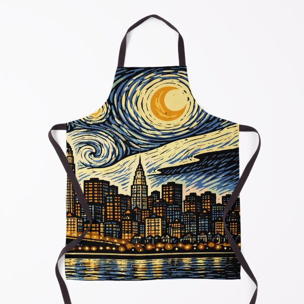 Item preview, Starry night over New York City skyline designed and sold by petalecho.