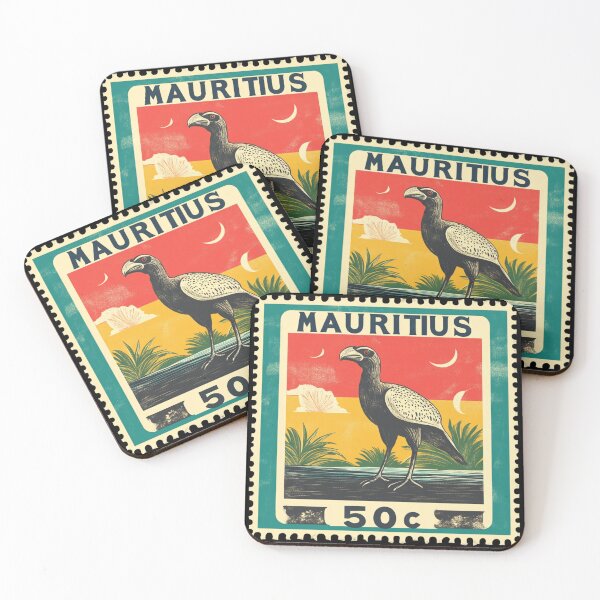 Item preview, Vintage Mauritius Postage Stamp Art - Dodo Bird & Tropics designed and sold by tiigerdad.