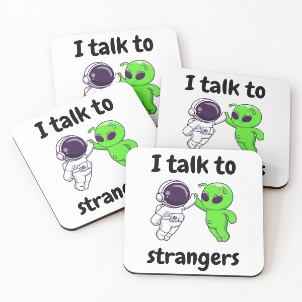 Item preview, I talk to strangers designed and sold by Simply Positive.