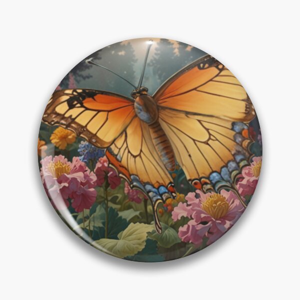 Item preview, Elegant soft pastel victorian floral garden with butterfly  designed and sold by hollycooper.