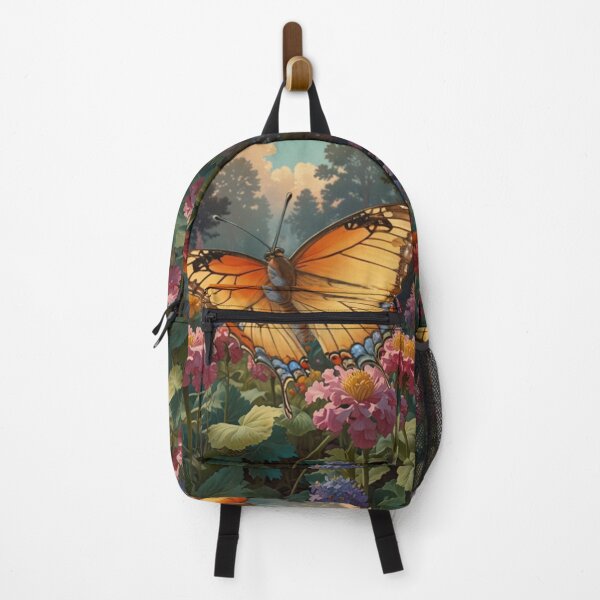 Item preview, Elegant soft pastel victorian floral garden with butterfly designed and sold by hollycooper.