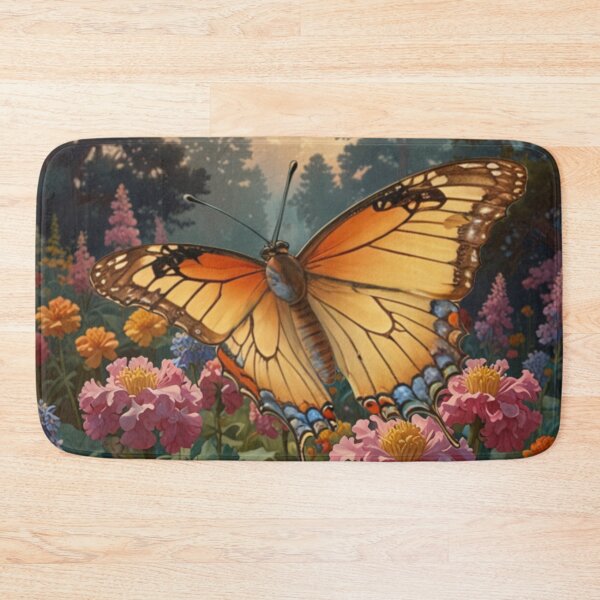 Item preview, Elegant soft pastel victorian floral garden with butterfly  designed and sold by hollycooper.