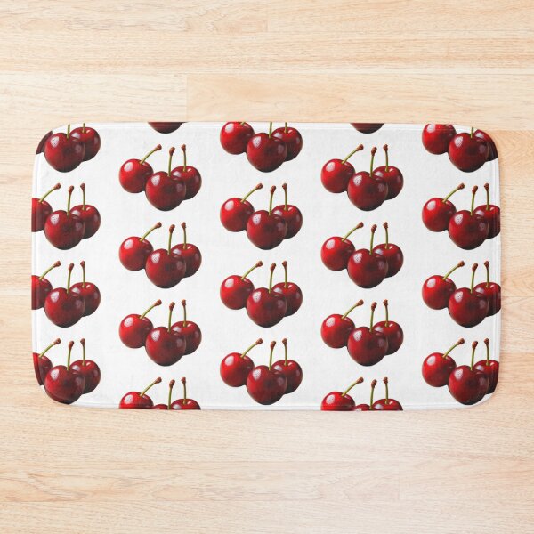 Item preview, Retro red cherries cherry pattern designed and sold by hollycooper.