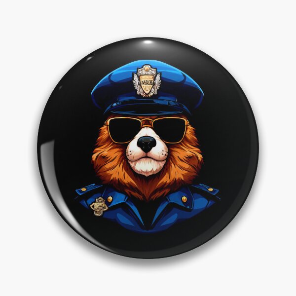 Item preview, Marmot Police / Policewoman Marmot designed and sold by Soulskier.