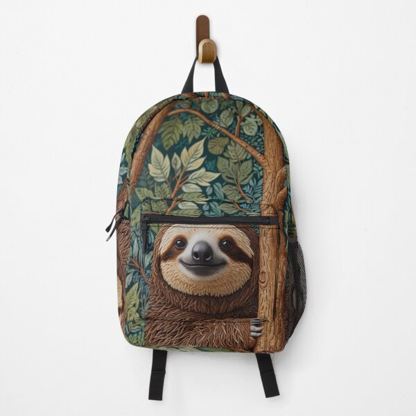 Item preview, Retro cute boho sloth in trees designed and sold by hollycooper.