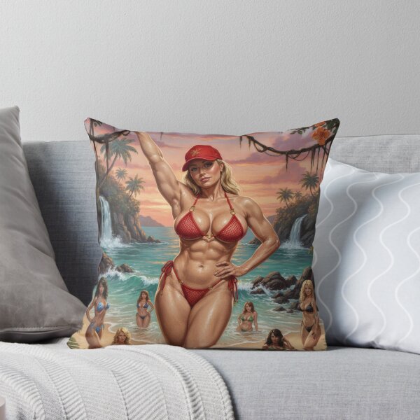 Item preview, Strong beautiful blonde woman on the tropics. designed and sold by Chubby Chase.