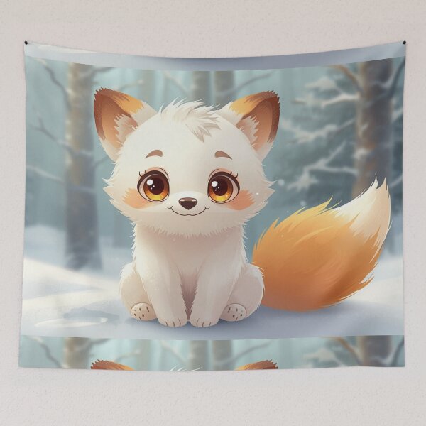 Item preview, Lumo the Polar Fox – Cozy Indie Fantasy Creature designed and sold by TreatLLC.