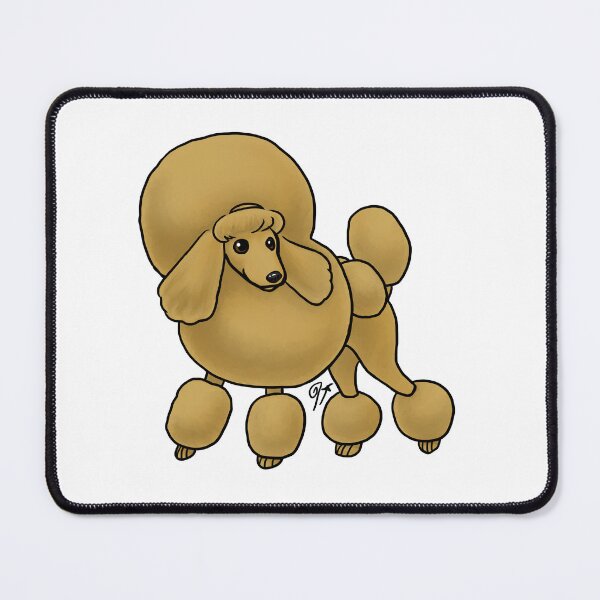 Item preview, Dog - Toy Poodle - Continental Apricot designed and sold by Jennifer Stolzer.