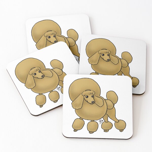 Item preview, Dog - Toy Poodle - Continental Apricot designed and sold by Jennifer Stolzer.