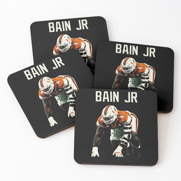 Item preview, Ruben Bain Jr. Grit Mode – Miami Hurricanes Edge in Vintage Grit designed and sold by TheArtOfCar.
