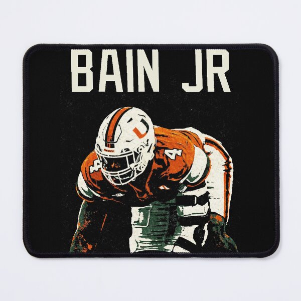 Item preview, Ruben Bain Jr. Grit Mode – Miami Hurricanes Edge in Vintage Grit designed and sold by TheArtOfCar.