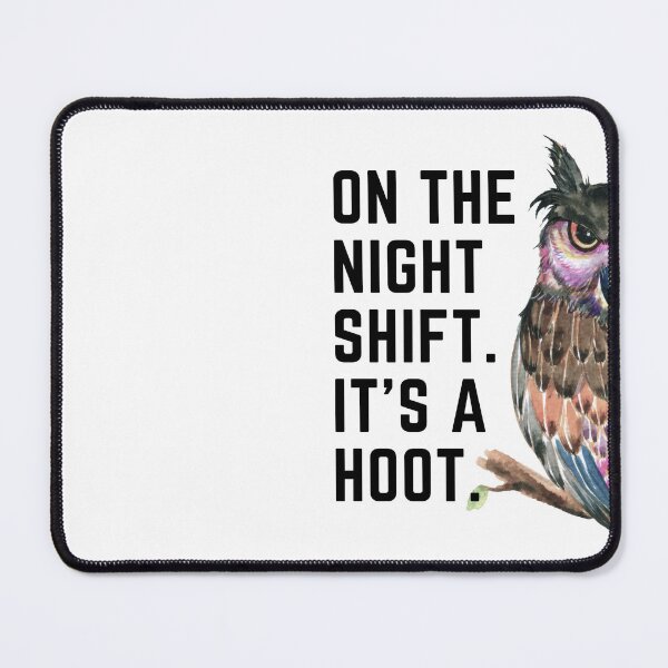 Item preview, Night Shift Owl Design designed and sold by CarefulCreation.
