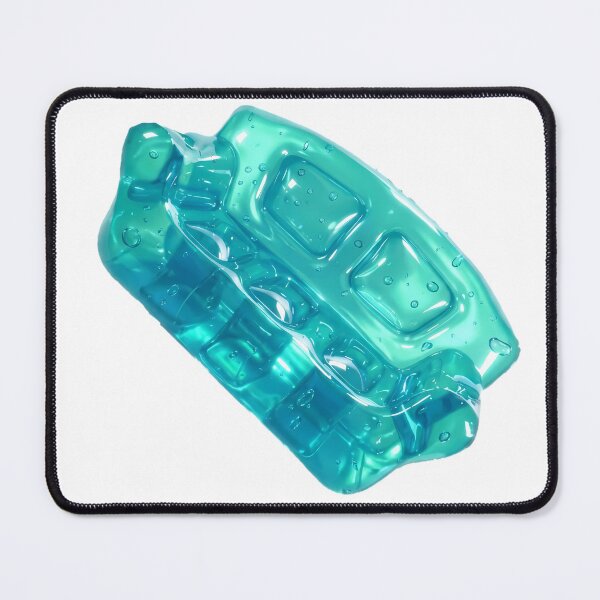 Item preview, Frutiger Aero Glossy 3D Inflatable Chair Y2K Aesthetic designed and sold by NostalgiaOS.