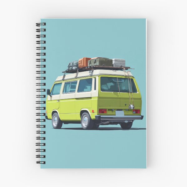 Item preview, Vintage van with luggage on top designed and sold by anytka.