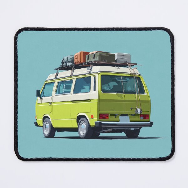 Item preview, Vintage van with luggage on top designed and sold by anytka.