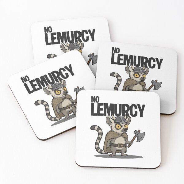 Item preview, No Lemurcy - Funny Warrior Lemur designed and sold by AnAzArt.