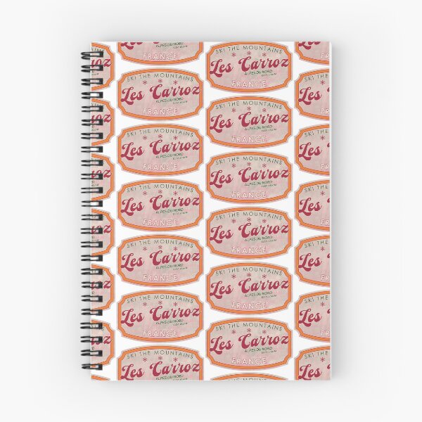 Item preview, Les Carroz, France, Alpes du Nord, Ski, textured skiing badge designed and sold by Wanderful-roads.