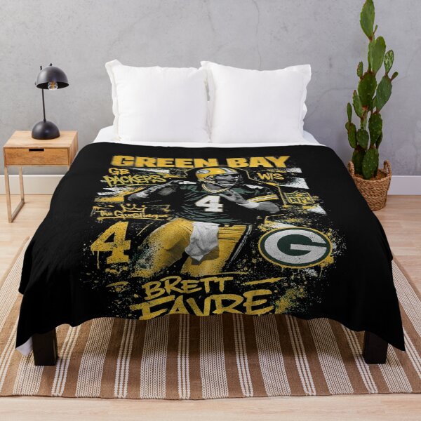 Item preview, Brett Favre Graffiti Legacy – Green Bay Gunslinger in Street Art Vibes designed and sold by TheArtOfCar.