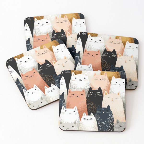 Item preview, Various cats gathered in a group designed and sold by anytka.