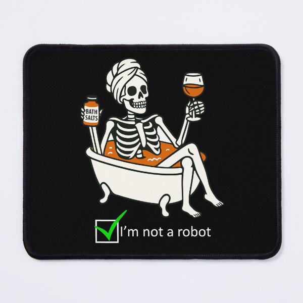 Item preview, Funny Nerdy I'm not a Robot Test Computer Geek Gift designed and sold by waikibi ⭐⭐⭐⭐⭐.