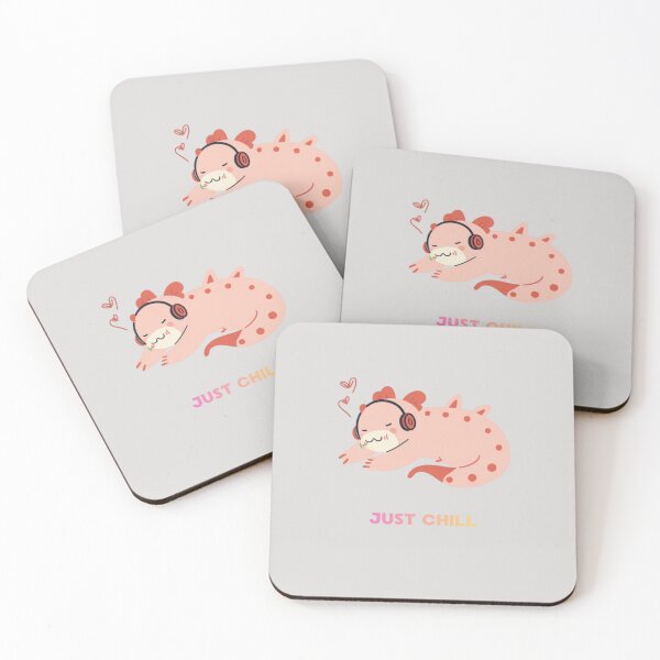 Item preview, Just Chill Axolotl – Cute Pastel Chill T-Shirt designed and sold by CHILLORA.