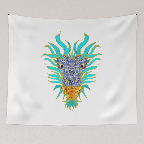 Item preview, Celestial Water Wyrm - Serene Sea Dragon Digital Art designed and sold by ReignDesignsArt.