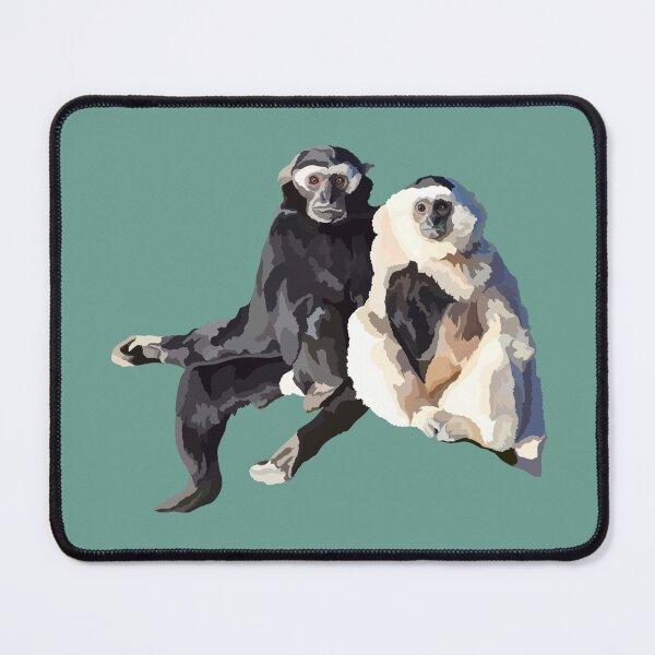 Item preview,  G is for Gibbon.Gibbon Artwork – Graceful Primate Illustration and Wildlife Design designed and sold by PrettylittlepastelUk.