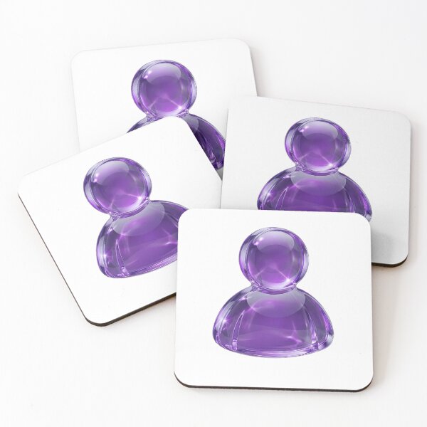 Item preview,  Glossy 3D User Avatar Icon Y2K Aesthetic designed and sold by NostalgiaOS.
