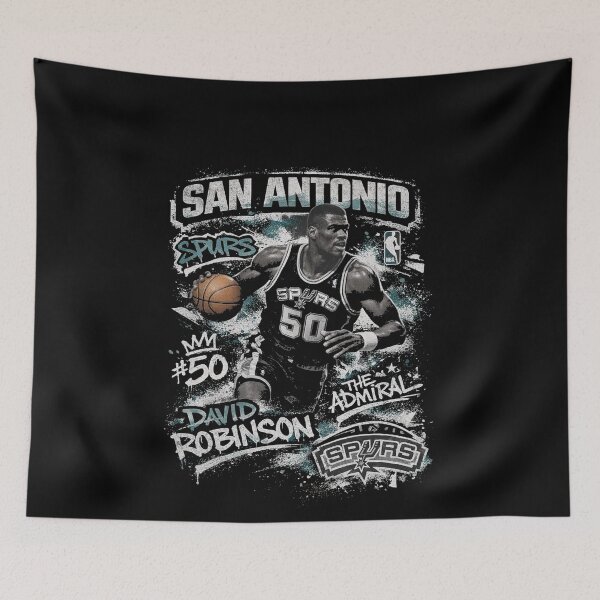 Item preview, David Robinson Street Icon – San Antonio #50 in Urban Swagger designed and sold by TheArtOfCar.