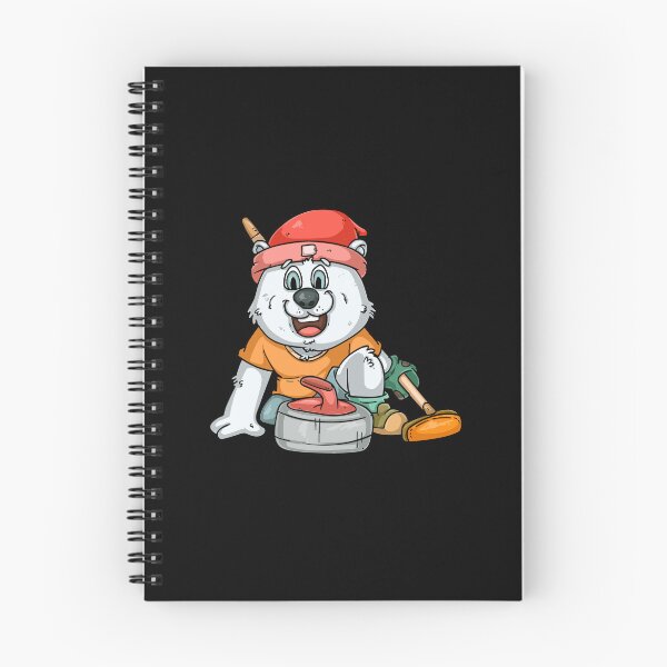 Item preview, Curling player polar bear designed and sold by Soulskier.