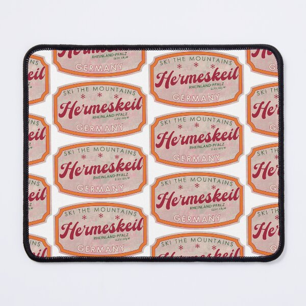 Item preview, Hermeskeil, Germany, Rheinland-Pfalz, Ski, textured skiing badge designed and sold by Wanderful-roads.