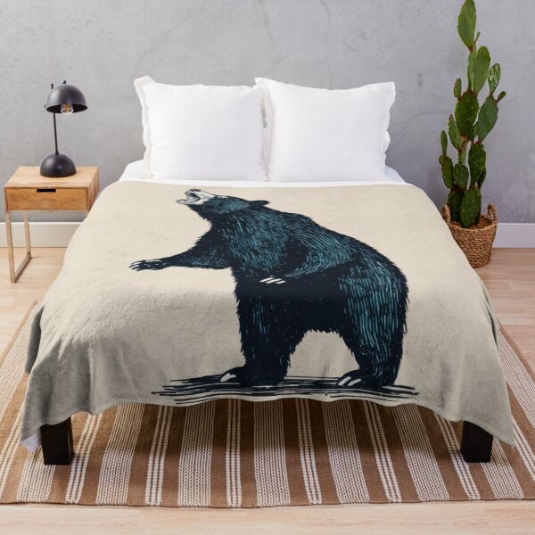 Item preview, Bear stands and roars in the forest designed and sold by anytka.