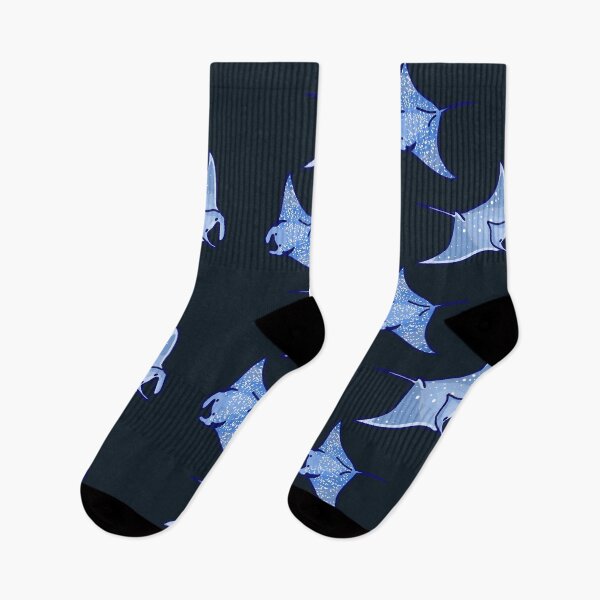 Item preview, Copy of Cute Blue Manta Rays – Ocean Life Illustration designed and sold by JujuArtss.