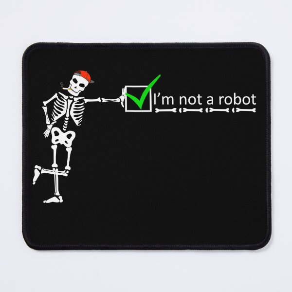 Item preview, Funny Nerdy I'm not a Robot Test Computer Geek Gift designed and sold by waikibi ⭐⭐⭐⭐⭐.