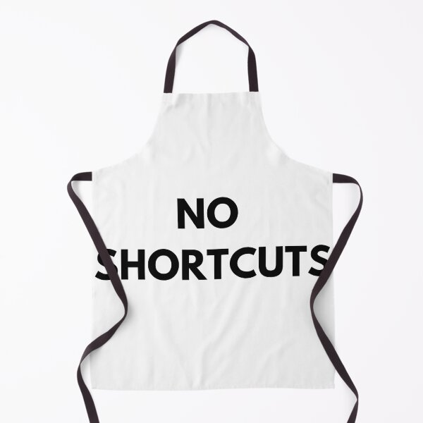 Item preview, No Shortcuts Minimal Statement Shirt designed and sold by NocturnalSupply.