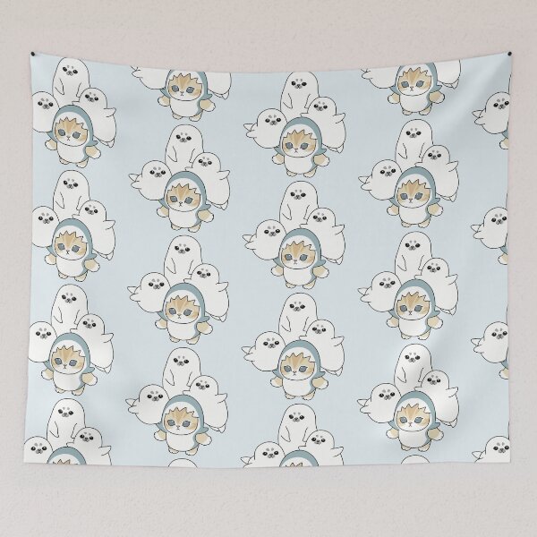 Item preview, Kitten with seals designed and sold by CheylaDesigns.