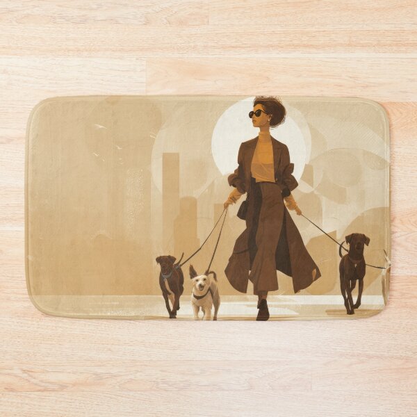 Item preview, Walking dogs in a city setting designed and sold by anytka.